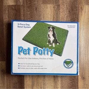 Pet Potty 3-Piece Dog Relief System - Green